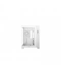 Caja ordenador gaming deepcool cg330 3f matx argb cristal templado blanca