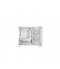 Caja ordenador gaming deepcool cg330 3f matx argb cristal templado blanca