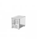 Caja ordenador gaming deepcool cg330 3f matx argb cristal templado blanca