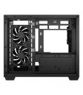 Caja ordenador gaming deepcool cg330 3f matx argb cristal templado negra