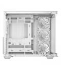 Caja ordenador gaming deepcool cg530u 4f atx argb cristal templado blanca