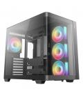 Caja ordenador gaming deepcool cg530u 4f atx argb cristal templado negra