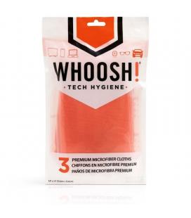 Pack de 3 paños de microfibra whoosh wsh007/ 35.6 x 35.6 cm