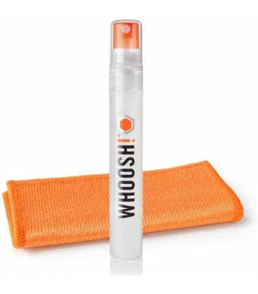 Kit limpiador de pantallas de bolsillo whoosh kit pocket wsh001/ spray 8ml + paño microfibra