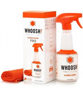 Kit limpiador de pantallas whoosh wsh005/ spray 500ml + paño microfibra