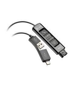 Adaptador qd usb poly da85 786c7aa/ qd macho/ usb macho - usb tipo-c macho