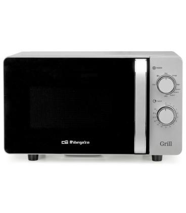 Microondas orbegozo mig 2072 ce/ 700w/ capacidad 20l/ función grill/ gris