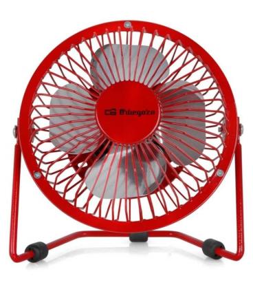 Mini ventilador usb orbegozo pw 1027/ rojo