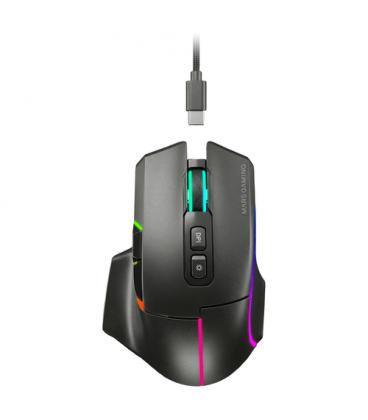 Ratón inalámbrico mars gaming mmw-vector/ batería recargable/ hasta 12000 dpi