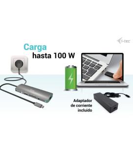 Docking station i - tec usb tipo c 9 en 1 + cargador 100w