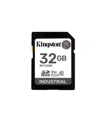 Tarjeta memoria sdhc 32gb kingston industrial uhs - i cl10