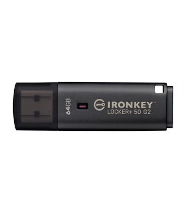 Memoria usb 3.2 kingston 64gb ironkey locker+50 g2