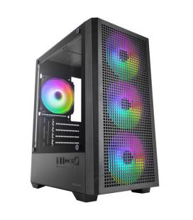 Caja ordenador mars gaming mc - quantum atx argb cristal templado negra