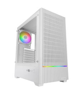 Caja ordenador mars gaming mc - quantum atx argb cristal templado blanco