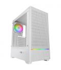 Caja ordenador mars gaming mc - quantum atx argb cristal templado blanco