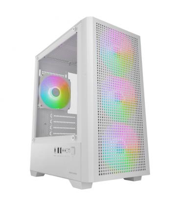 Caja ordenador mars gaming mc - vectorw matx argb cristal templado blanco