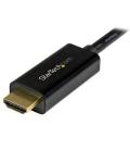 Cable mini dp a hdmi startech 2m - macho - macho - negro