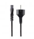 Cable schuko a iec c5 startech 3m - macho - hembra - negro