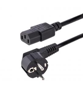 Cable schuko a iec c13 startech 3m - macho - hembra - negro