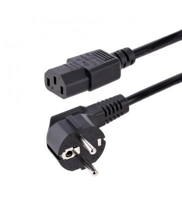 Cable schuko a iec c13 startech 3m - macho - hembra - negro