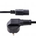 Cable schuko a iec c13 startech 3m - macho - hembra - negro