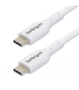 Cable usb tipo c startech 1m - macho - macho - blanco