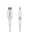 Cable usb tipo c startech 2m - macho - macho - blanco