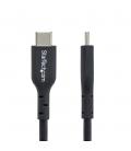 Cable usb tipo c startech 3m - macho - macho - negro