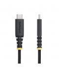 Cable usb tipo c a usb tipo c con fijacion por tornillo startech 2m - macho - macho - negro