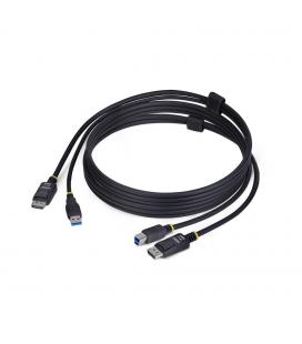 Cable displayport - usb tipo a a displayport - usb tipo b startech 1.8m - macho - macho - negro