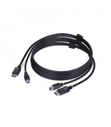 Cable displayport - usb tipo a a displayport - usb tipo b startech 1.8m - macho - macho - negro