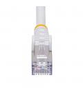 Cable de red startech latiguillo rj45 lszh s - ftp cat8 0.50m blanco