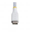 Cable usb tipo c startech 2m - macho - macho - blanco trenzado