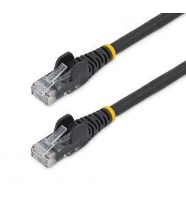 Cable de red startech latiguillo rj45 lszh utp cat6 0.50m negro