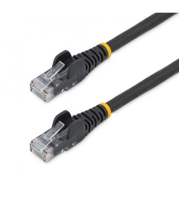 Cable de red startech latiguillo rj45 lszh utp cat6 0.50m negro