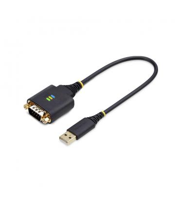 Cable usb tipo a a rs232 db9 startech 0.30m - macho - macho - negro
