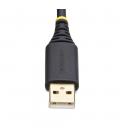 Cable usb tipo a a rs232 db9 startech 0.30m - macho - macho - negro