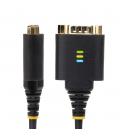 Cable usb tipo a a 2x rs232 db9 startech 0.60m - macho - macho