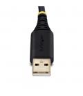 Cable usb tipo a a 2x rs232 db9 startech 0.60m - macho - macho