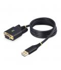 Cable usb tipo a a rs232 db9 startech 1m - macho - hembra - negro