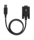Cable usb tipo a a rs232 db9 startech 1m - macho - hembra - negro