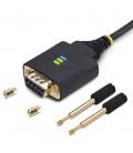 Cable usb tipo a a rs232 db9 startech 1m - macho - hembra - negro