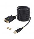 Cable usb a rs232 db9 startech 3m - macho - macho - negro
