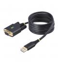 Cable usb tipo a a rs232 db9 startech 2m - macho - hembra - negro