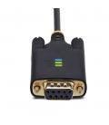 Cable usb tipo a a rs232 db9 startech 2m - macho - hembra - negro