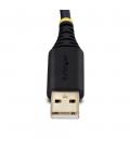 Cable usb tipo a a rs232 db9 startech 2m - macho - hembra - negro