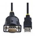 Cable usb tipo a a rs232 db9 startech 1m - macho - macho