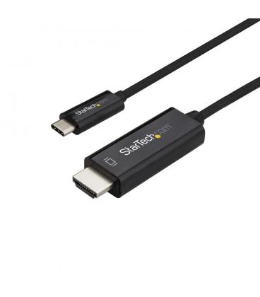 Cable usb tipo c a hdmi 4k startech 1m - macho - macho - negro