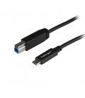 Cable usb tipo c a usb tipo b startech 1m - macho - macho - negro