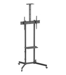 Soporte suelo con ruedas ewent vesa hasta 70 pulgadas 600x400mm max 45kg